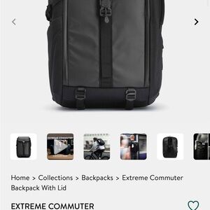 Extreme Commuter Black Backpack